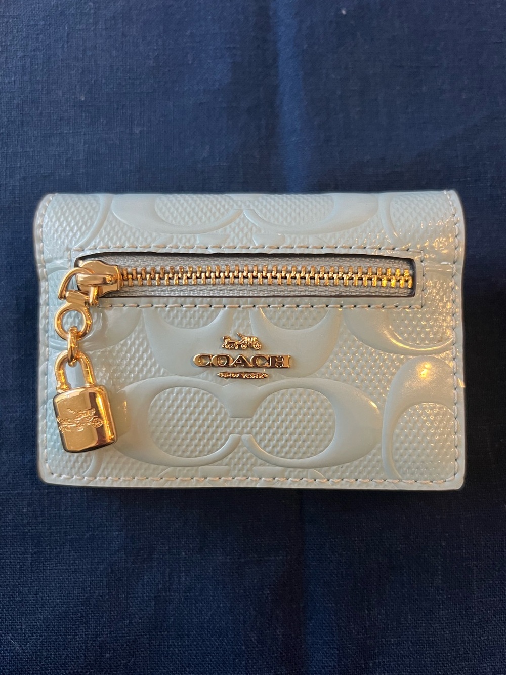 Blue Coach Wallet